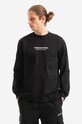 Bavlnené tričko s dlhým rukávom thisisneverthat SE-SP L/S Tee relaxed čierna TN221TTSLT02