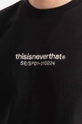 черен Памучна блуза с дълги ръкави thisisneverthat SE-SP L/S Tee