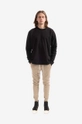 John Elliott cotton longsleeve top University Tee black