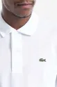 bijela Pamučna majica dugih rukava Lacoste