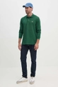 Lacoste longsleeve bawełniany L1312 132 zielony