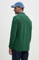 Oblečení Bavlněné tričko s dlouhým rukávem Lacoste L1312 132 L1312.032 zelená