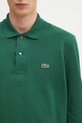 Хлопковый лонгслив Lacoste L1312 132 зелёный L1312.032