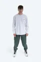 Carhartt WIP longsleeve din bumbac gri