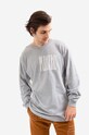 PLEASURES longsleeve shirt Stretch Long P21W043 gray