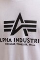 Alpha Industries cotton longsleeve top Basic white 100510.09