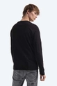 чёрный Хлопковый лонгслив Alpha Industries Basic T - LS