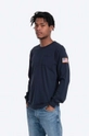 navy Alpha Industries cotton longsleeve top NASA Men’s