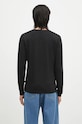 Ρούχα Βαμβακερή μπλούζα με μακριά μανίκια Alpha Industries Basic 198517.03 μαύρο