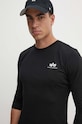 Alpha Industries longsleeve din bumbac Basic LS Small Logo negru 198517.03