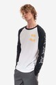 Diadora cotton longsleeve top x Paura Baseball cotton white 502.176772