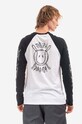 Clothing Diadora cotton longsleeve top x Paura Baseball 502.176772 white
