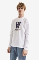 white Wood Wood cotton longsleeve top Mel Men’s