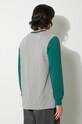 Bavlněné tričko s dlouhým rukávem Wood Wood Mark IVY Longsleeve 12135401.2489 šedá AA00