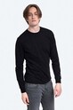 Carhartt WIP cotton longsleeve top Base cotton black I026265.BLACK.WHIT
