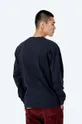 Βαμβακερή μπλούζα με μακριά μανίκια Carhartt WIP Chase σκούρο μπλε