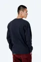 Carhartt WIP longsleeve din bumbac Chase bleumarin