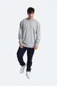 Carhartt WIP cotton longsleeve top Chase gray