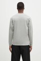 Îmbrăcăminte Carhartt WIP longsleeve din bumbac Chase I026392.GREY.HEATH gri