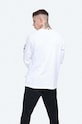 Odzież Wood Wood longsleeve bawełniany Peter 12025402.2334 biały