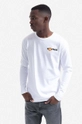 white Wood Wood cotton longsleeve top X Garfield Men’s