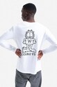 Odzież Wood Wood longsleeve bawełniany X Garfield 30045402.2323 biały