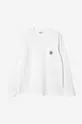 Βαμβακερή μπλούζα με μακριά μανίκια Carhartt WIP AMMONITE