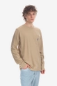 Carhartt WIP longsleeve din bumbac AMMONITE De bărbați