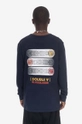 Wood Wood cotton longsleeve top navy