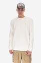 Oblečenie Bavlnená mikina Wood Tye Sweatshirt 10255604-2424 OFF WHITE 10255604.2424 béžová