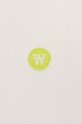 Bavlnená mikina Wood Tye Sweatshirt 10255604-2424 OFF WHITE béžová 10255604.2424