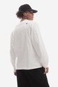 Ader Error longsleeve bawełniany BMADSSTS0201WH biały