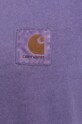 Carhartt WIP cotton longsleeve top Nelson violet I029948