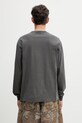 Дрехи Carhartt WIP L/S Nelson T-Shirt I029948 WAX блуза с дълги ръкави мъжка от памук I029948 сив