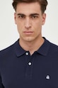 Памучна блуза с дълги ръкави United Colors of Benetton тъмносин 3089J3204.016.