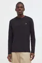 μαύρο Βαμβακερή μπλούζα με μακριά μανίκια Marc O'Polo