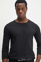 Tommy Hilfiger longsleeve 3-pack negru UM0UM03022