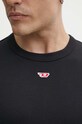 Diesel longsleeve D-RIBBER-LS-N A14951.0EJAI negru