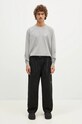 Bavlněné tričko s dlouhým rukávem 1017 ALYX 9SM Regular Fit Longsleeve Crewneck Tee AAMTS0483FA01 šedá