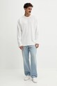 Diesel longsleeve bawełniany T-CRAHOR-BOXT-LS-T1 A19464.0NIAX biały AA00
