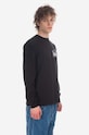 Памучна блуза с дълги ръкави Aries Temple LS Tee AR66600 BURGUNDY AR66600