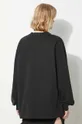 čierna Bavlnené tričko s dlhým rukávom Aries Temple LS Tee AR66600 BURGUNDY