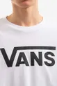 λευκό Βαμβακερή μπλούζα με μακριά μανίκια Vans Classic