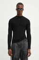 Diesel longsleeve T-MOKKY-LS-MICRODIV czarny A14964.0BLAN