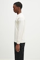 Pamučna majica dugih rukava Carhartt WIP L/S American Script T-Shirt I029955.05XX bež AA00