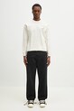 Βαμβακερή μπλούζα με μακριά μανίκια Carhartt WIP L/S American Script T-Shirt I029955.05XX μπεζ