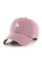 ružová Čiapka 47 brand MLB Los Angeles Dodgers Dámsky