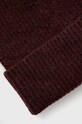 Akcesoria Pieces Czapka 17114836 bordowy