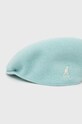 Kangol Kaszkiet wełniany 0258BC.BT434 niebieski AA00