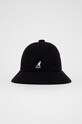 Kangol Kapelusz wełniany wełna czarny K3451.BK001